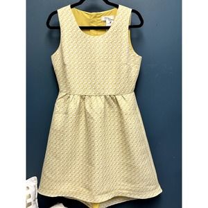 Lily Rose Golden Tweed Dress Size 8